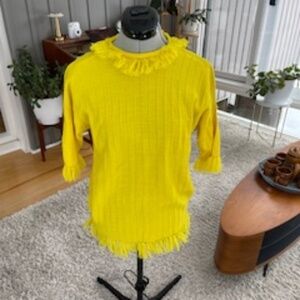 Vintage Yellow 'Helen Sue" Sweater  - M